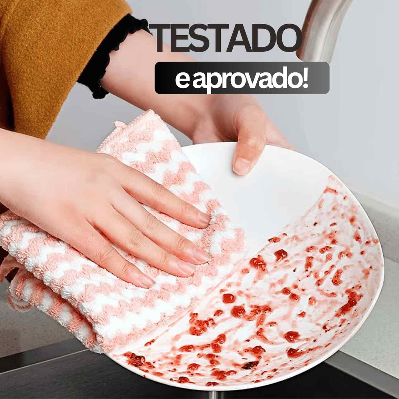 (Compre 5 Leve 10) Panos Mágicos® - Limpeza Premium Chef Atoalhado - Brinde Esquenta Black 🔥