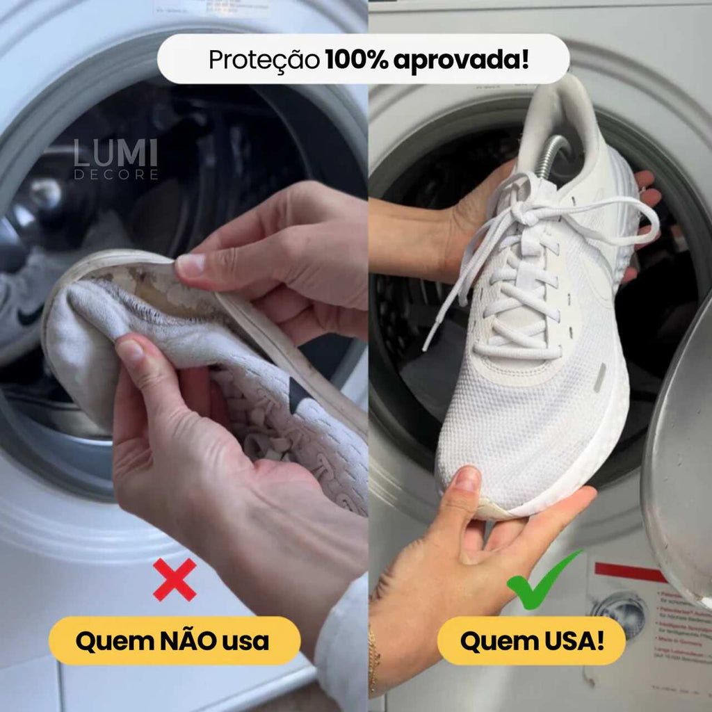 ZABAG® - Bolsa Lava Tênis e Calçados Sem Esforço + Lenços Grátis - Esquenta Black 🔥