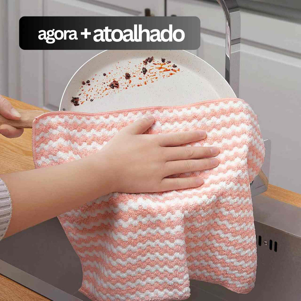 (Compre 5 Leve 10) Panos Mágicos® - Limpeza Premium Chef Atoalhado - Brinde Esquenta Black 🔥