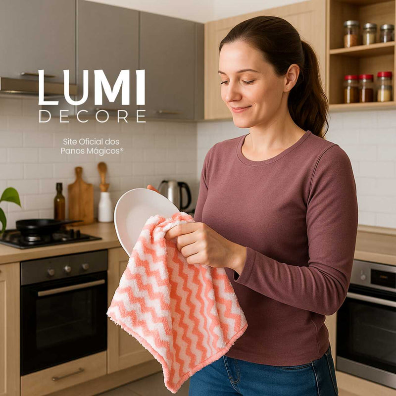 (Compre 5 Leve 10) Panos Mágicos® - Limpeza Perfeita Premium Chef Atoalhado - Promoção Especial 🏆
