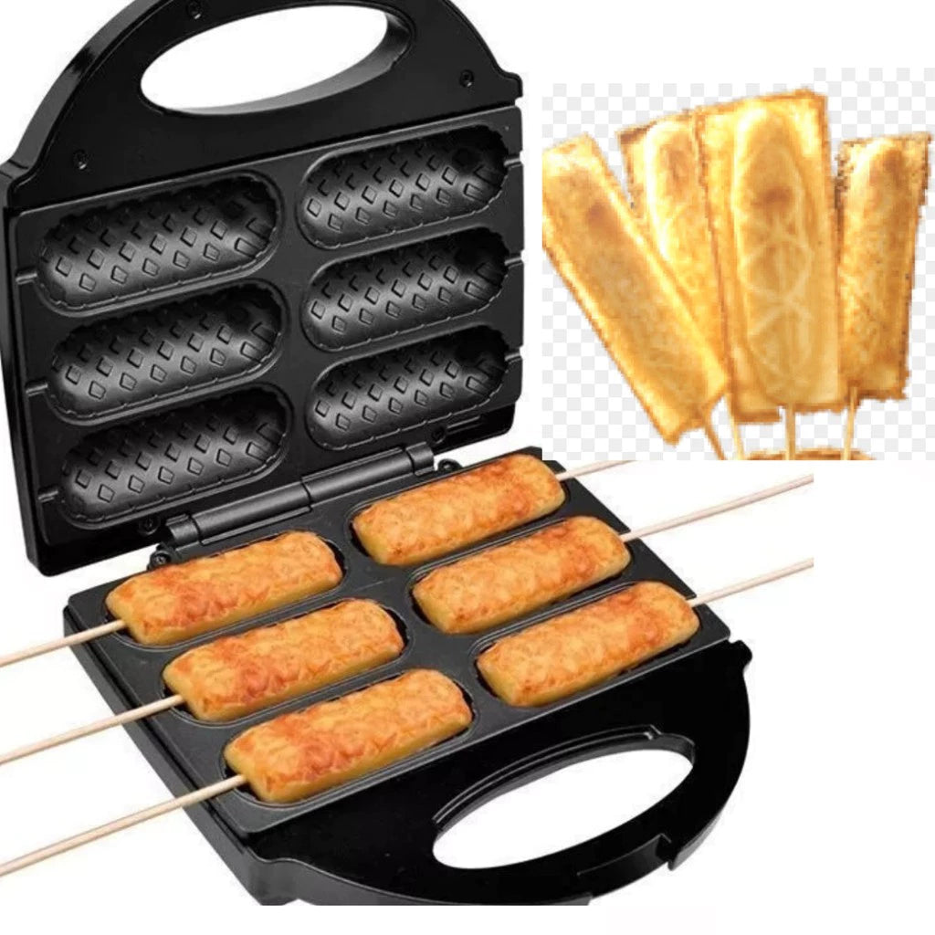 Crepeira Elétrica Multifuncional – Faça até 6 Lanches ao Mesmo Tempo com Praticidade e Segurança