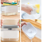 Dispenser de Detergente 2 em 1 – Praticidade, Economia e Organização na Sua Cozinha