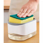 Dispenser de Detergente 2 em 1 – Praticidade, Economia e Organização na Sua Cozinha