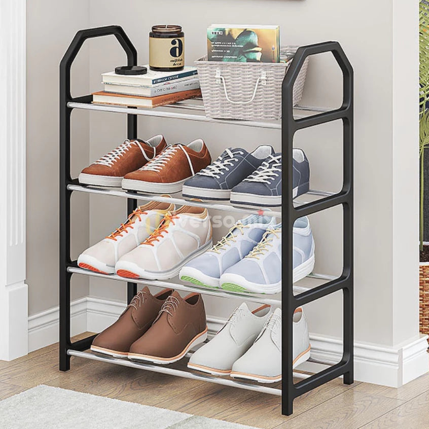 (Kit com 2 unidades) Sapateira Vertical 4 Andares: Organização, Versatilidade e Design Minimalista