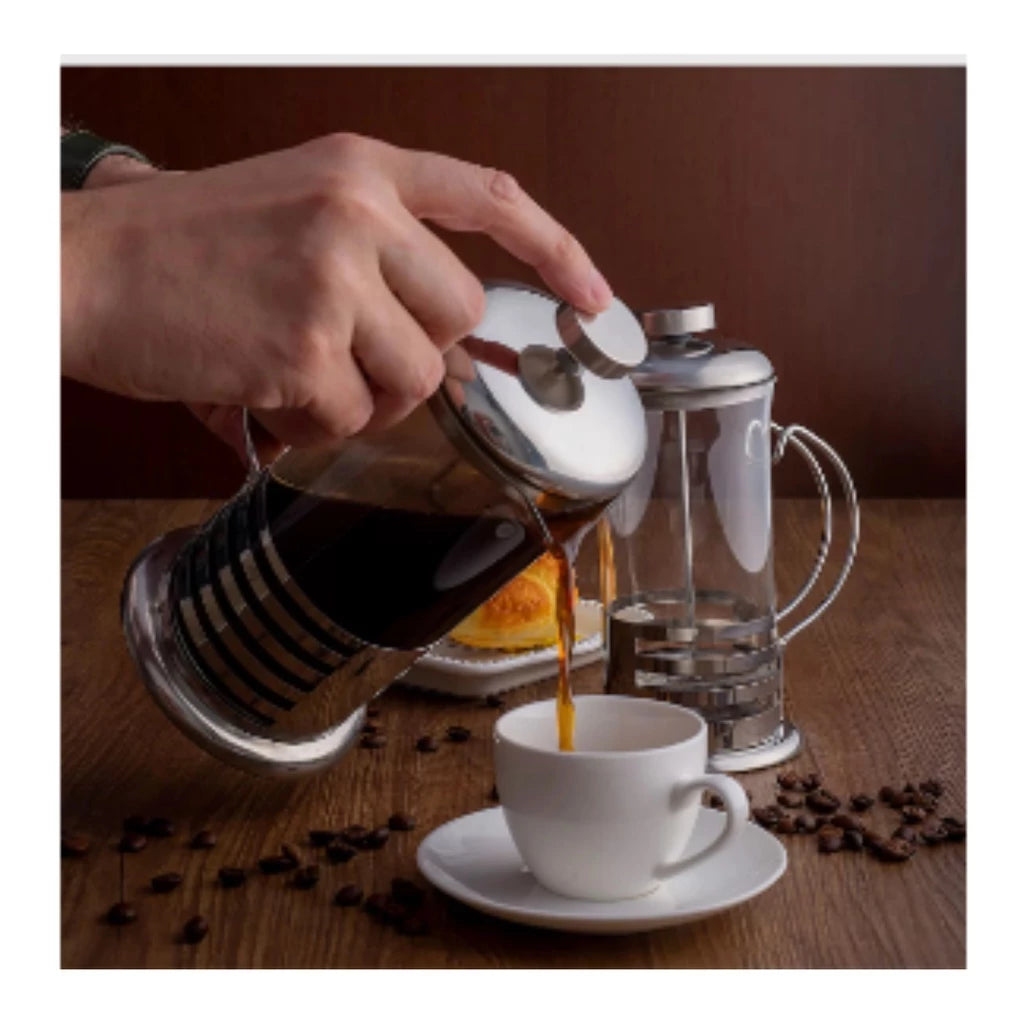 Cafeteira Prensa Francesa: Sabor Intenso e Praticidade em Cada Xícara 600ML