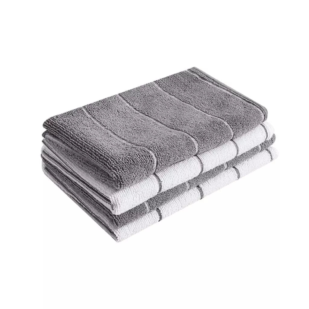 Kit com 2 Toalhas Mega Panão em Microfibra Celeste – Super Absorventes, Resistentes e Sem Fiapos
