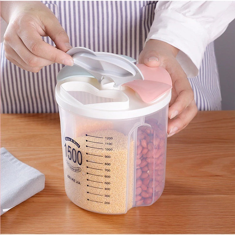 Pote Multiuso com Divisórias Personalizáveis – Organização e Praticidade na Sua Cozinha 2500 ML