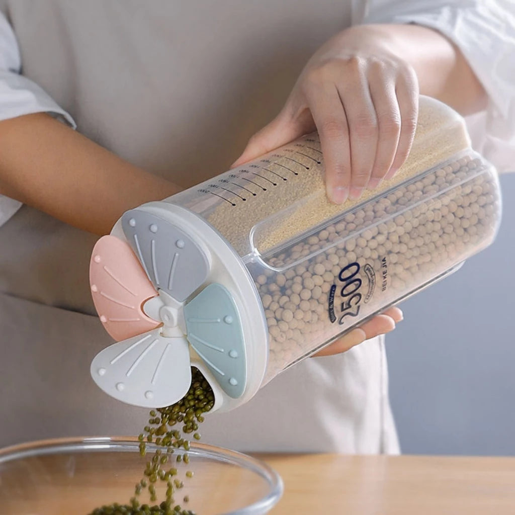 Pote Multiuso com Divisórias Personalizáveis – Organização e Praticidade na Sua Cozinha 2500 ML