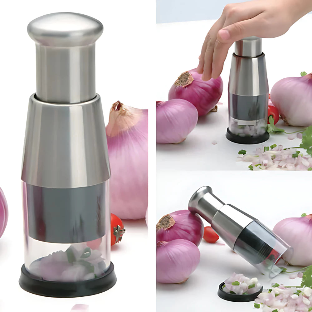 Picador de Aço Inoxidável Premium - Agilidade e Corte Perfeito