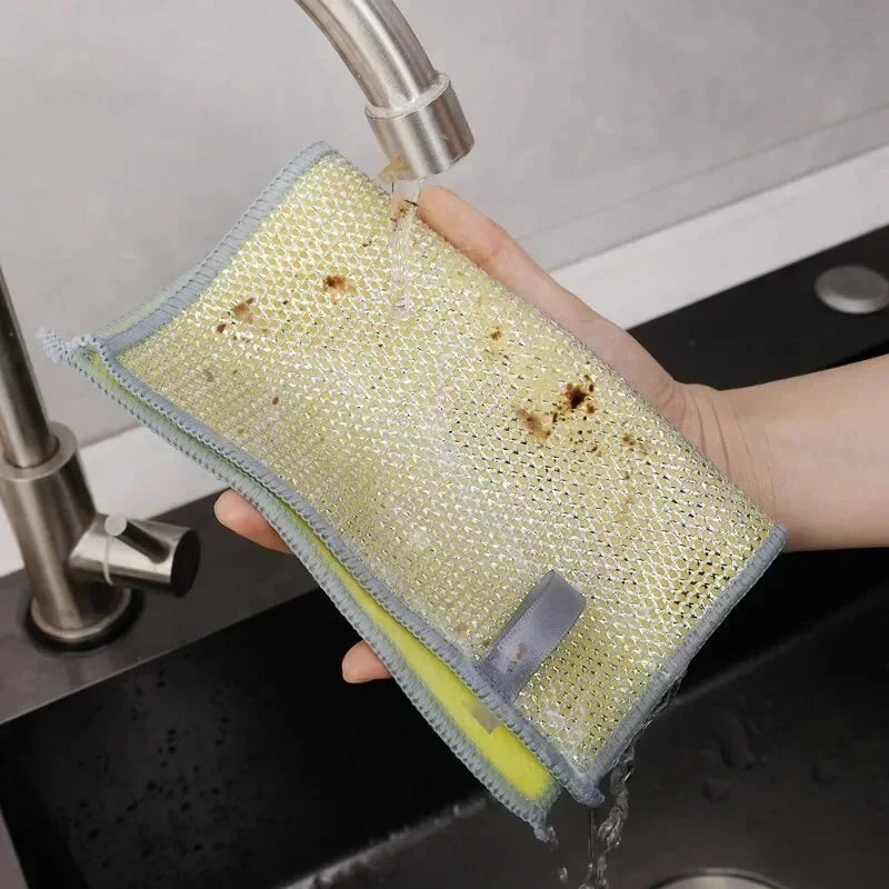 (Kit com 10) Pano de Lavar Louça Ultra Absorvente: Limpeza Profunda sem Esforço e sem Danificar Superfícies