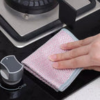 (Kit com 10) Pano de Lavar Louça Ultra Absorvente: Limpeza Profunda sem Esforço e sem Danificar Superfícies