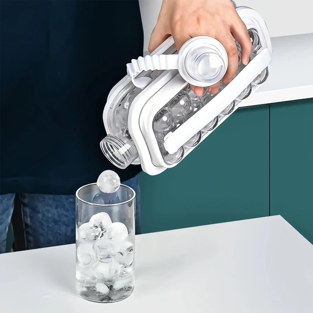 Garrafa Gelo Flex 2 em 1