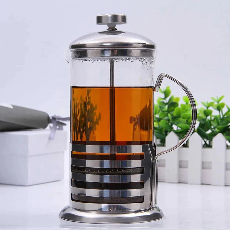 Cafeteira Prensa Francesa: Sabor Intenso e Praticidade em Cada Xícara 600ML
