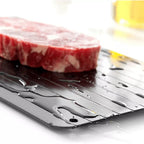 Tábua de Descongelamento Rápido e Prática - Ideal para Carnes, Frutos do Mar e Muito Mais!