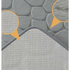 Confort Clean® - Tapete de Microfibra com Conforto e Funcionalidade (Compre 1 Leve 2)