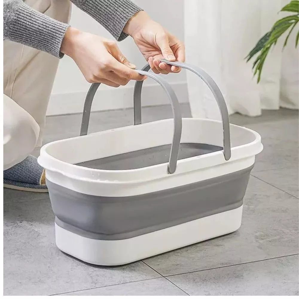 Balde Flex Retrátil - Compacto, Prático e Ideal para Economia de Espaço
