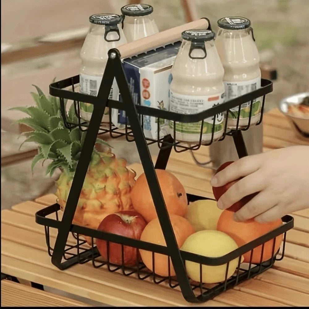 Fruteira Organizadora - Design Sofisticado e Versatilidade para Sua Cozinha