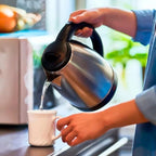 Chaleira Elétrica Térmica – 1,8 Litros em Aço Inoxidável