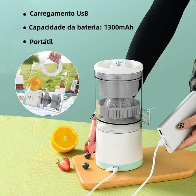 Espremedor Elétrico USB - Compacto, Prático e Ideal para Sucos Perfeitos - Frete Grátis