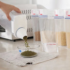 (Compre 1 Leve 2) Pote Hermético com Copo Medidor 2L – Armazenamento Inteligente e Praticidade para Sua Rotina