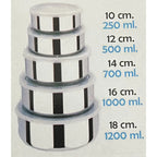 Kit Jogo de Tigelas em Aço Inox com Tampa – 5 Peças: Praticidade, Elegância e Durabilidade na sua Cozinha