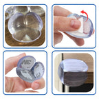 (Kit com 20 unidades) Protetor de Quina de Segurança – Protege, Previne Lesões e Mantém Seus Móveis Bonitos