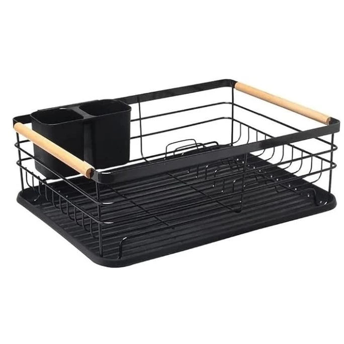Rack de Secagem de Louças – Aço Reforçado com Porta-Talheres