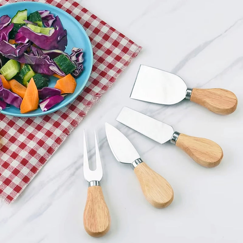 Conjunto de Utensílios para Vinho e Queijo – Sofisticação e Praticidade para Seus Momentos Especiais