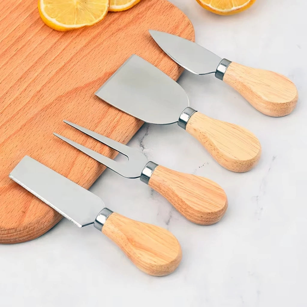 Conjunto de Utensílios para Vinho e Queijo – Sofisticação e Praticidade para Seus Momentos Especiais