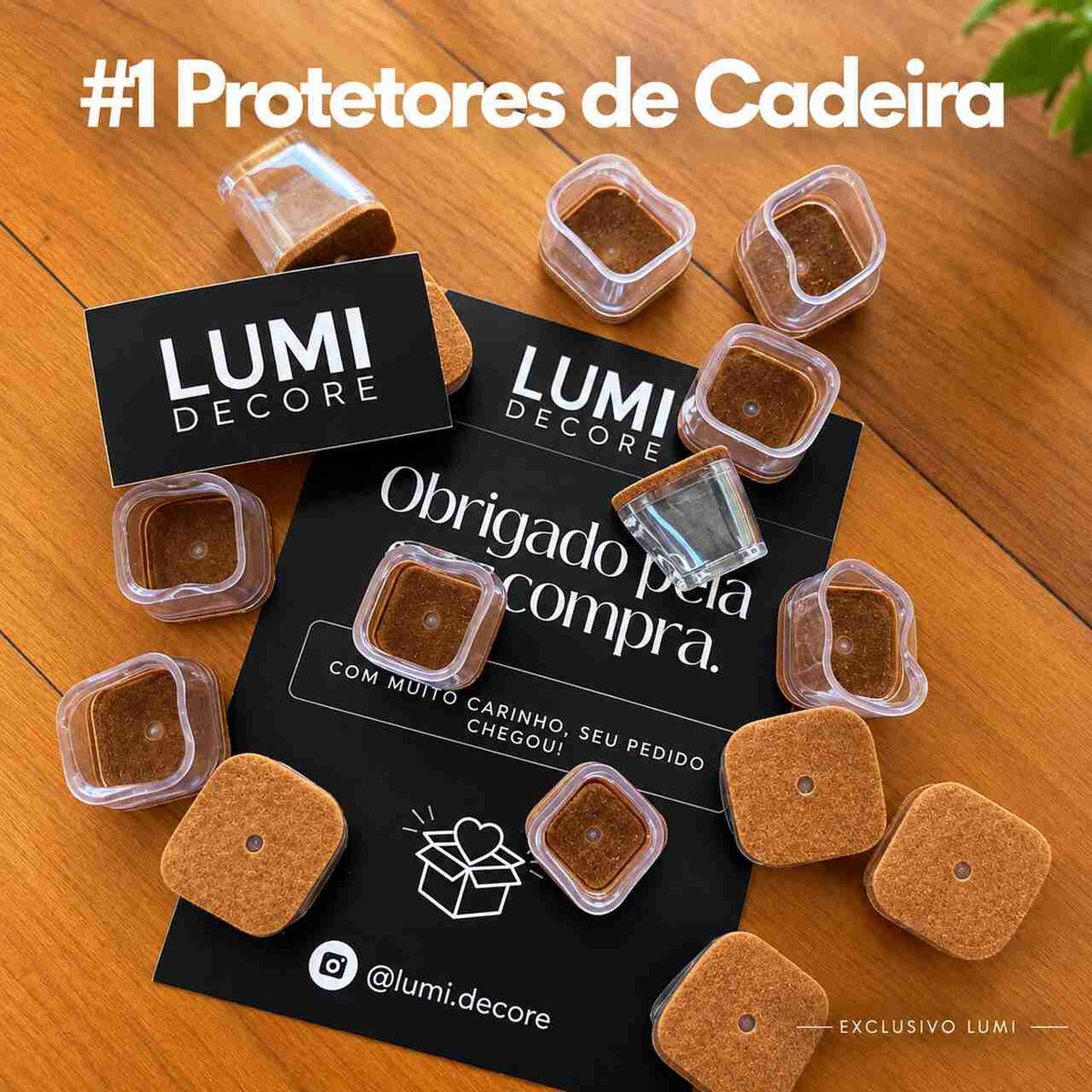 Kit 16 Protetores de Pé de Cadeira e Móveis Premium - Silicone C/ Feltro Antirruído - Brinde Exclusivo 🏆