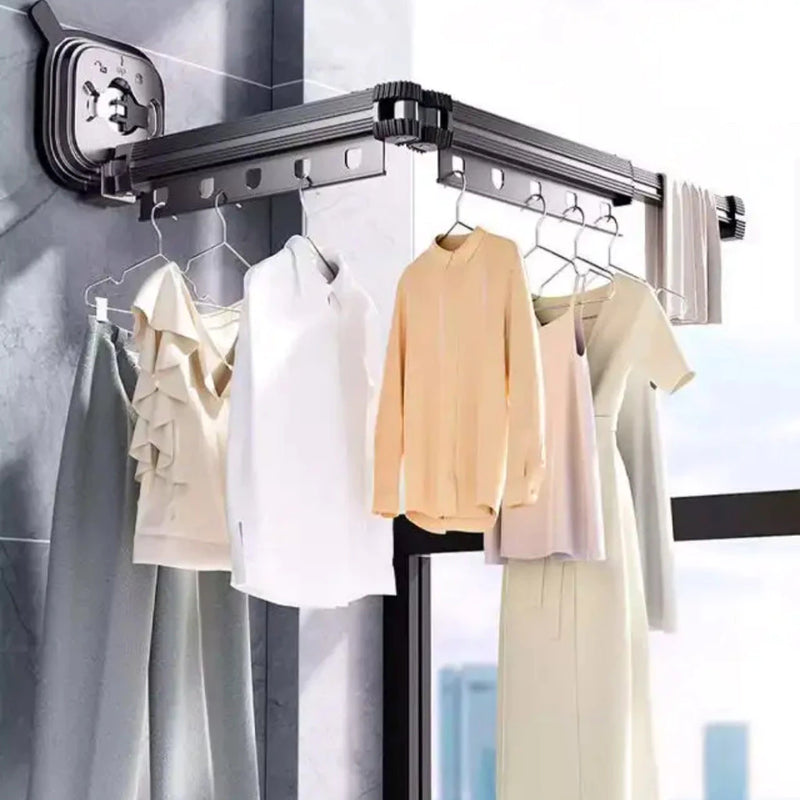 Varal Retrátil Slim 92cm com Ventosa – Organização, praticidade e design em um só produto!