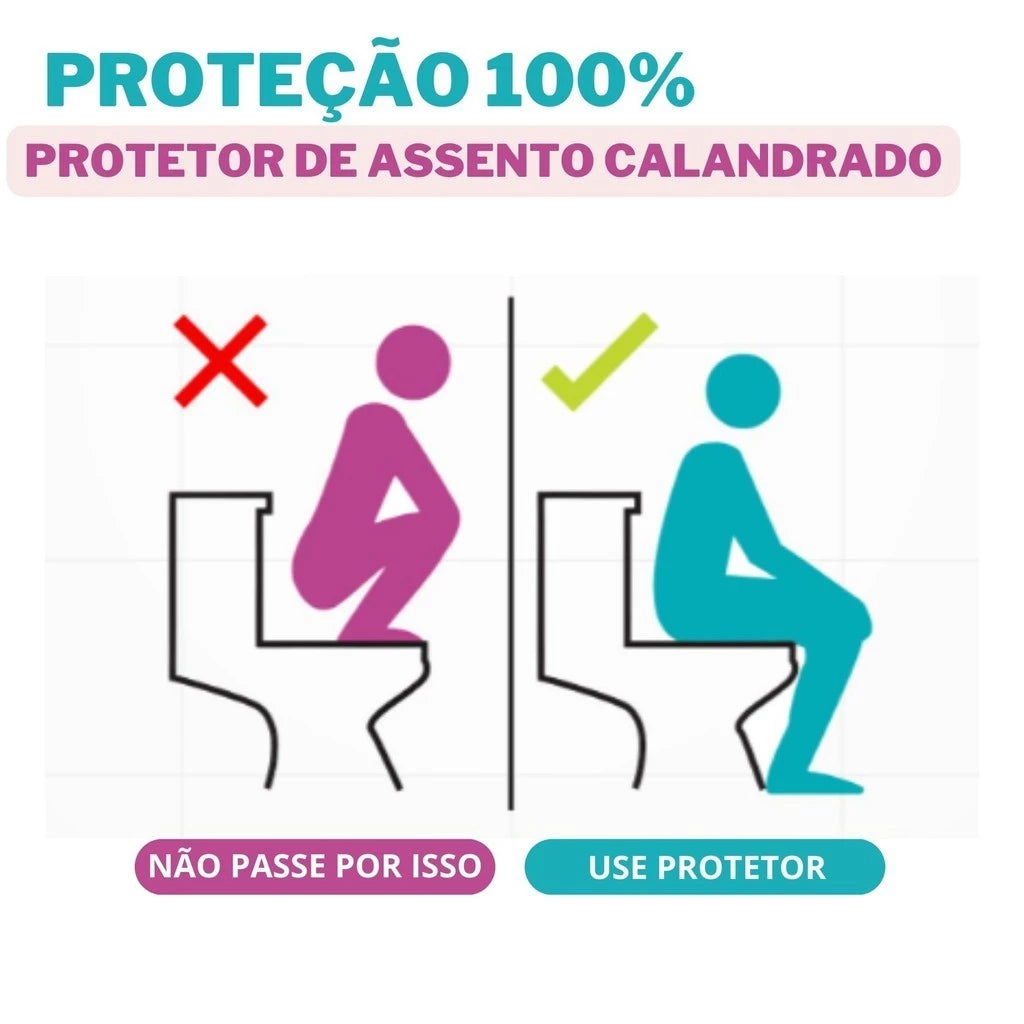 CapaClean® – 50 Capas Individuais para Vaso Sanitário - Brinde Esquenta Black 🔥