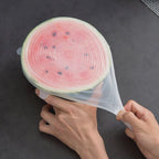 Tampas de Silicone Reutilizável (Compre 6 Leve 12)