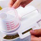 (Compre 1 Leve 2) Pote Hermético com Copo Medidor 2L – Armazenamento Inteligente e Praticidade para Sua Rotina