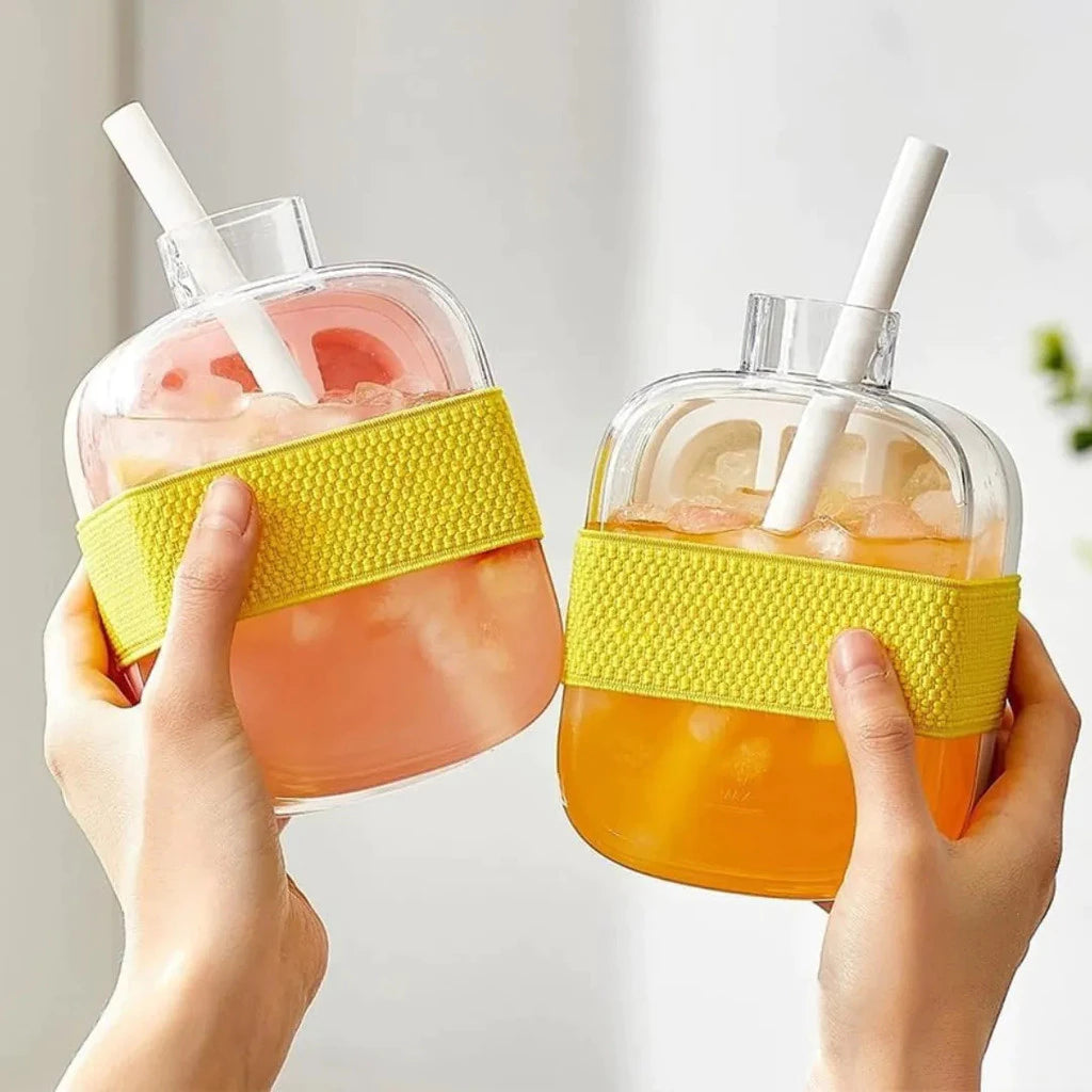 Garrafa IcePro 2 em 1 – Faça Gelo e Refresque-se Onde Estiver!