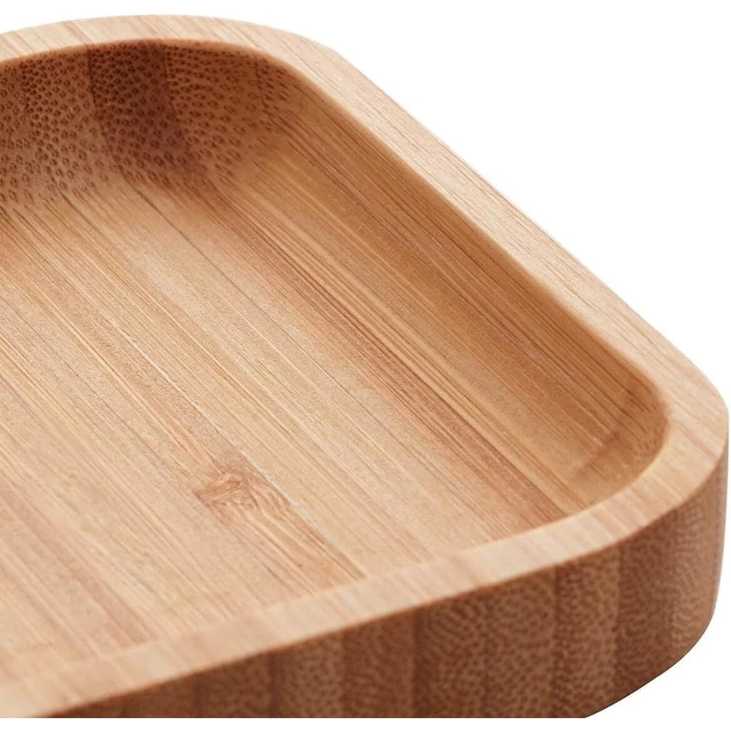 Bandejas de Bambu Retangular (KIT COM 3 UNIDADES)