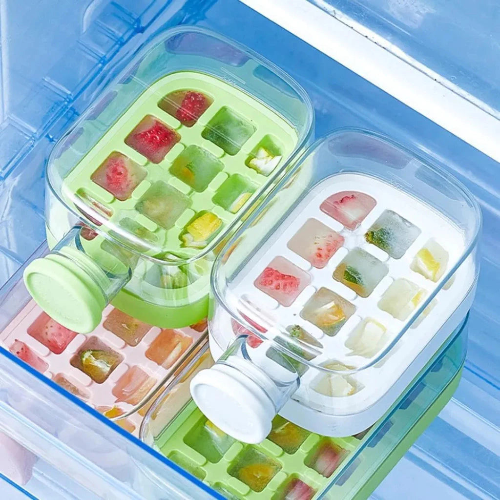 Garrafa IcePro 2 em 1 – Faça Gelo e Refresque-se Onde Estiver!