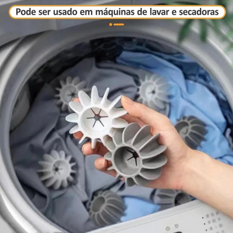 Kit Removedor de Pelos Mágico Reutilizável para Máquina de Lavar – Proteção, Eficiência e Cuidados com Suas Roupas! (Kit com 9 unidades)