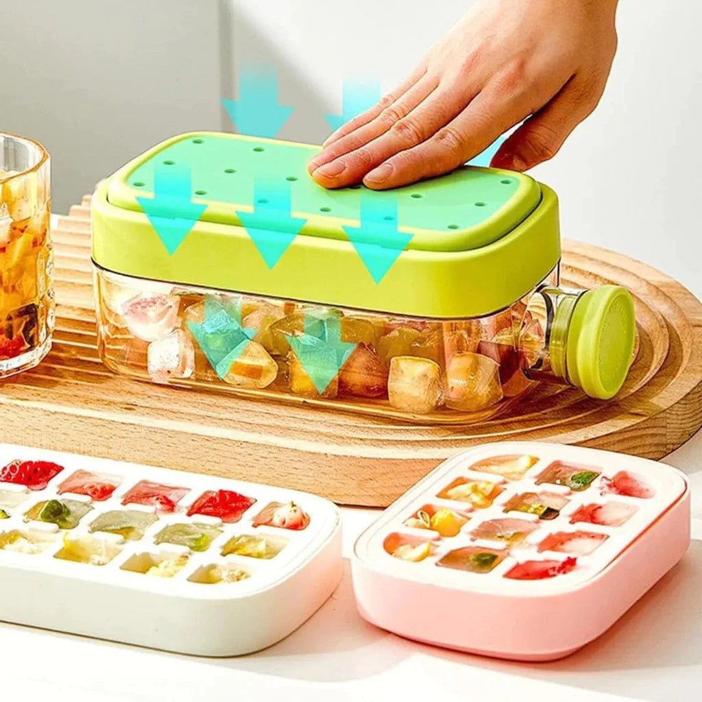 Garrafa IcePro 2 em 1 – Faça Gelo e Refresque-se Onde Estiver!