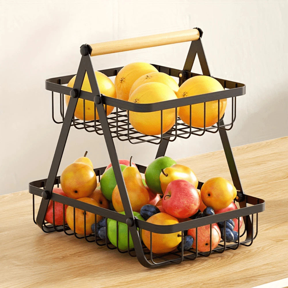 Fruteira Organizadora - Design Sofisticado e Versatilidade para Sua Cozinha