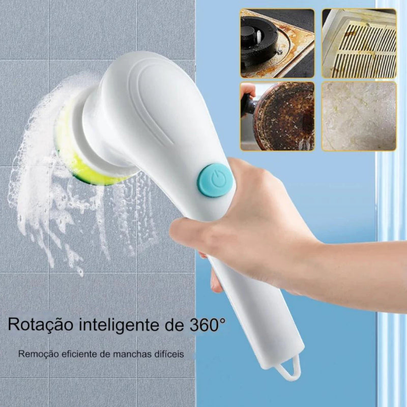 CleanPro - Escova Elétrica 5 em 1 – Limpador Multifuncional USB - Frete Grátis