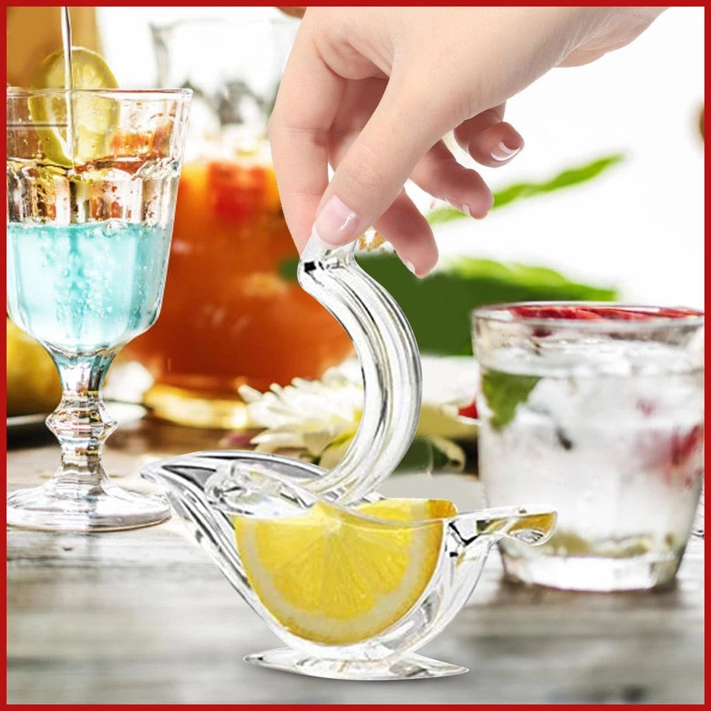 (Kit com 2 unidades) Espremedor de Limão de Acrílico – Design Elegante e Funcionalidade Superior