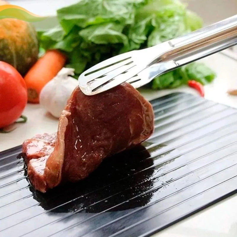 Tábua de Descongelamento Rápido e Prática - Ideal para Carnes, Frutos do Mar e Muito Mais!