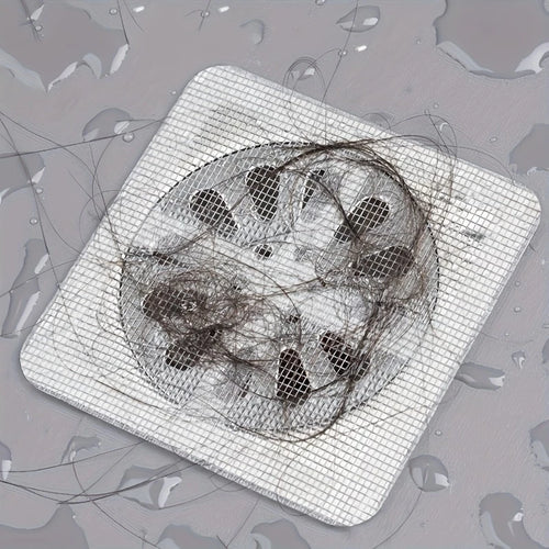 (Kit 10) Telas Protetoras Adesivas para Ralo – Filtro Antientupimento e Bloqueador de Insetos