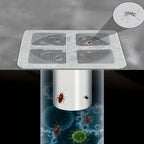 (Kit 10) Telas Protetoras Adesivas para Ralo – Filtro Antientupimento e Bloqueador de Insetos