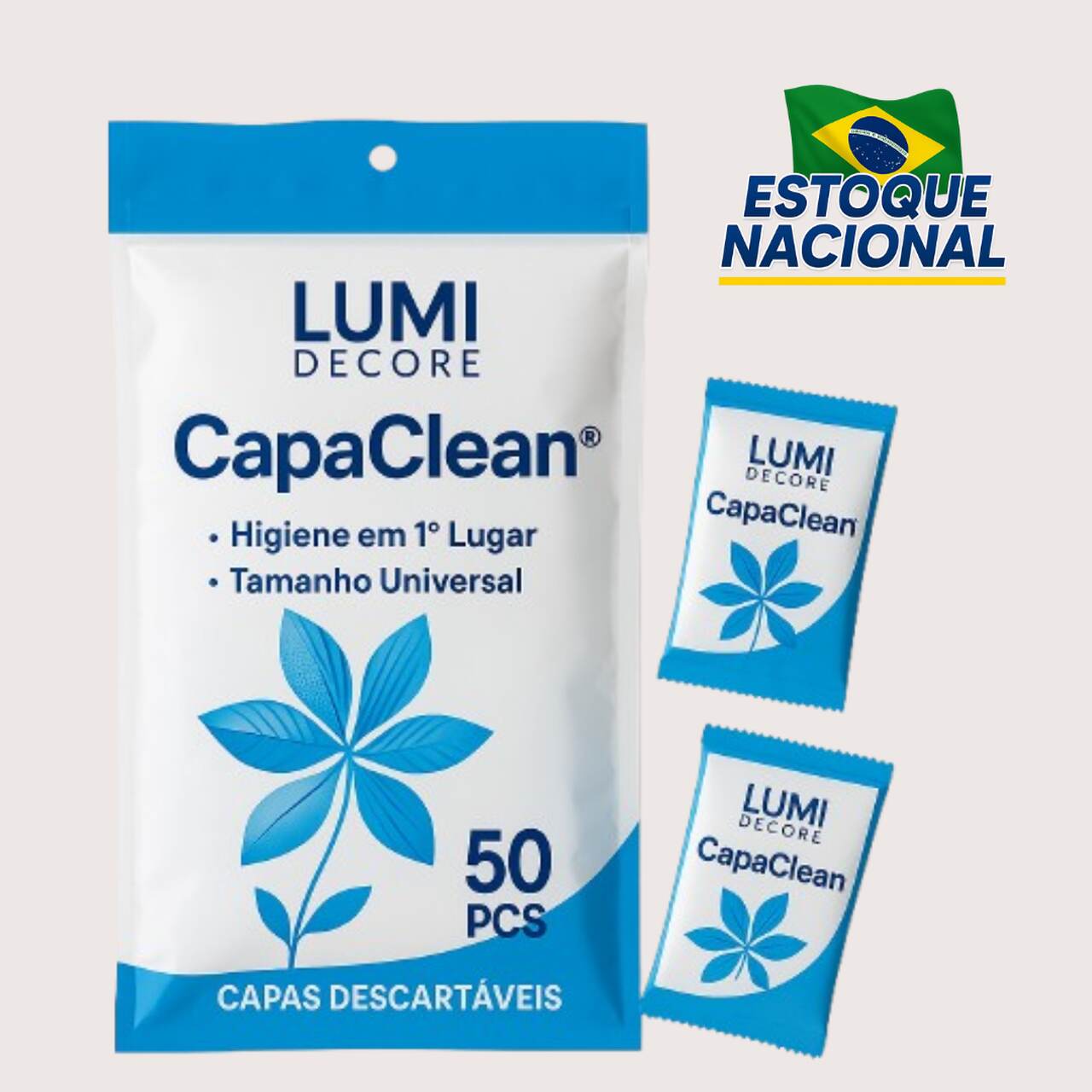 CapaClean® – 50 Capas Individuais para Vaso Sanitário - Brinde Esquenta Black 🔥
