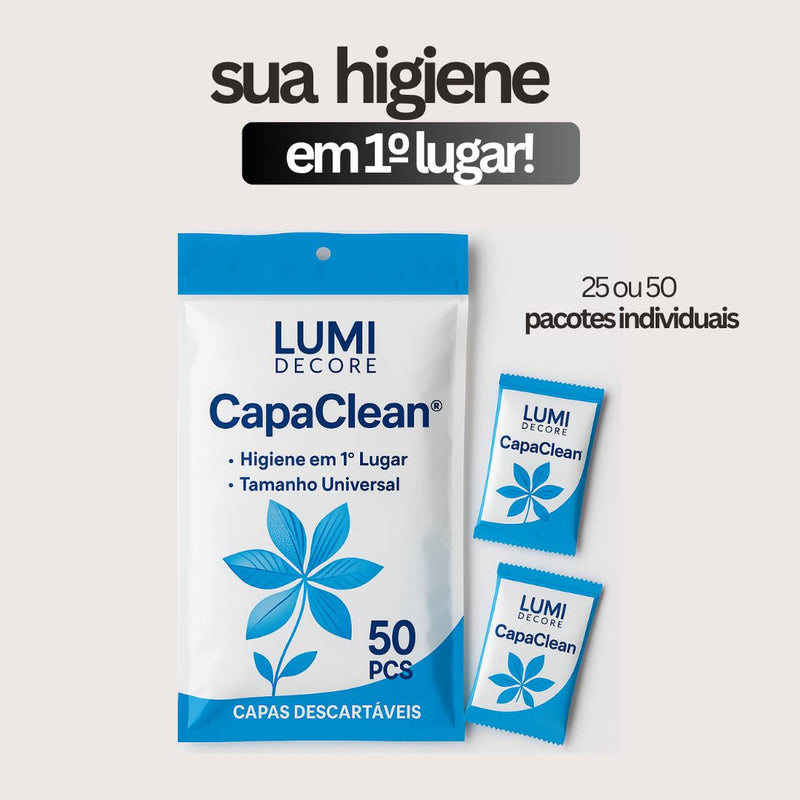 CapaClean® – 50 Capas Protetoras para Assento Sanitário + Brinde Exclusivo - Higiene em 1º Lugar 🏆