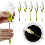 Kit 16 Flores Porta Guardanapos Jantar Elegante - Frete Grátis