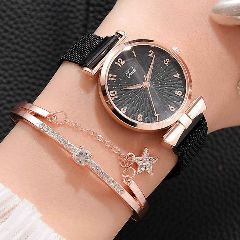 Relógio Feminino Royale + Pulseira Grátis - Frete Grátis