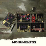 Kit 4 Monumentos + Caneta Mágica
